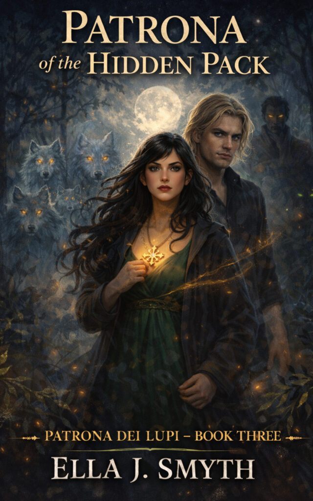 Patrona of the Wolves book cover - Book 3 by Ella J. Smyth