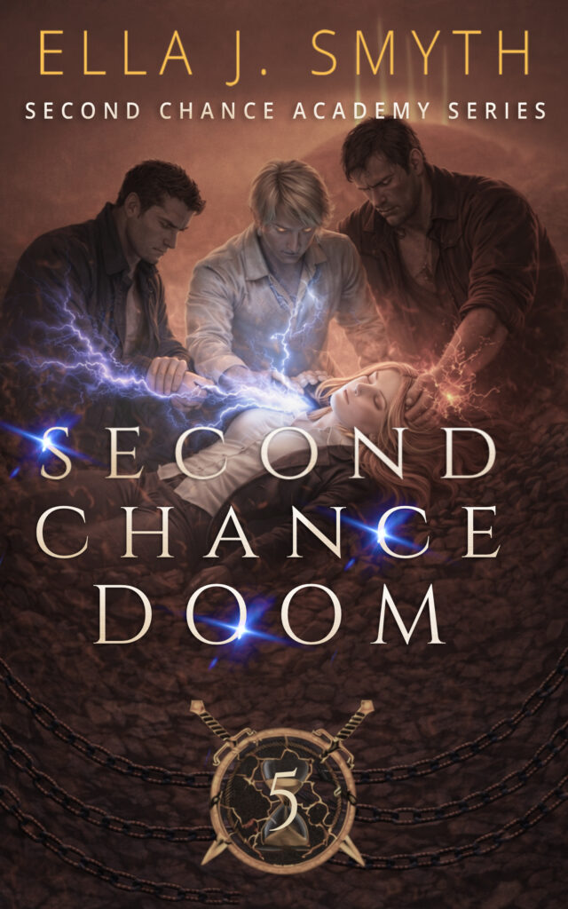 Second Chance Doom book cover - Book 5 of the Second Chance Academy series by Ella J. Smyth