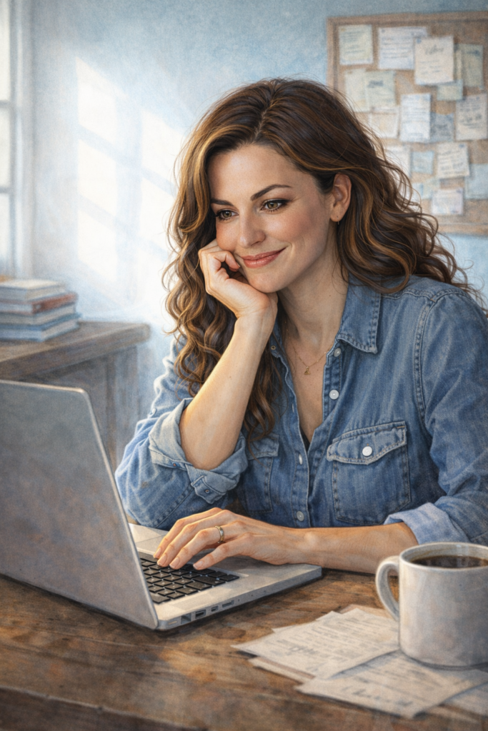 Isabel Wren author portrait - romantic comedy writer